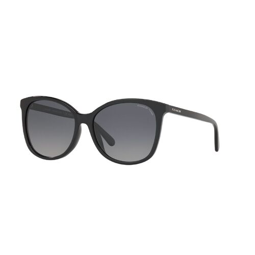 Coach L1101 HC8271U 5002T3-57 Black / Dark Grey Gradient Polarised Lenses