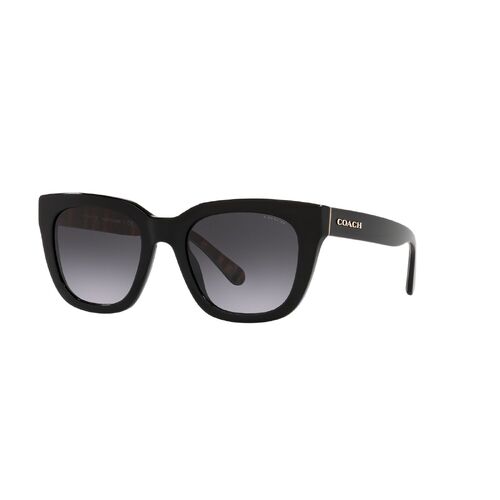 Coach HC8318F 50028G-54 Black / Grey Gradient Lenses