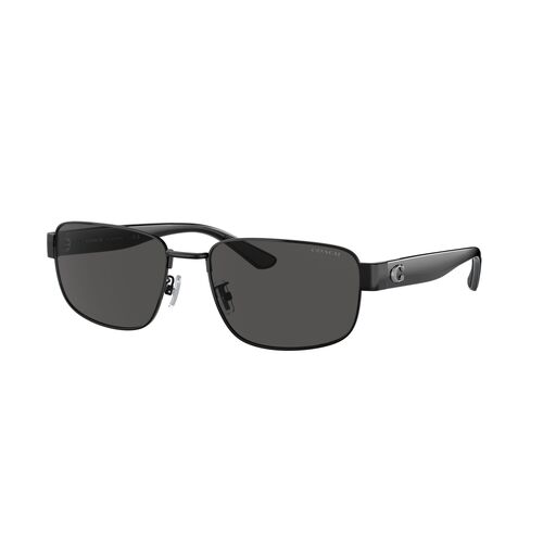 Coach CH579 HC7149 939387-59 Shiny Black / Dark Grey Lenses
