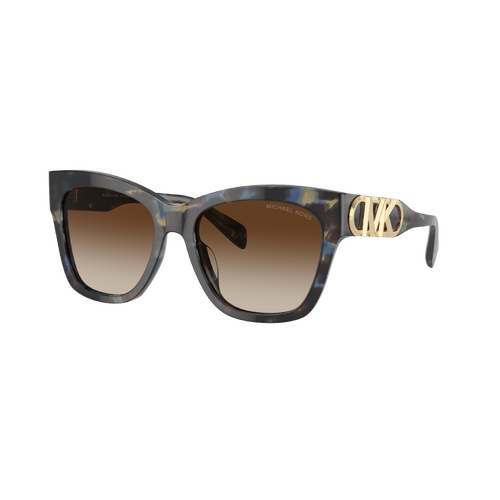 Michael Kors Empire Square MK2182U 395213-55 Bright Blue Tortoise / Brown Gradient Lenses