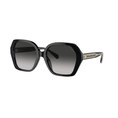 Coach HC8404U 50023C-56 Black / Grey Gradient Lenses