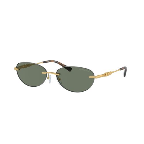 Michael Kors Manchester MK1151 18963H-58 Gold / Green Lenses