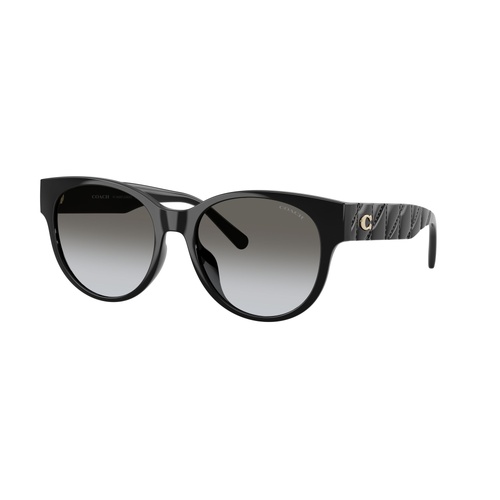 Coach CAE87 HC8430D 50023C-56 Black / Grey Gradient Lenses