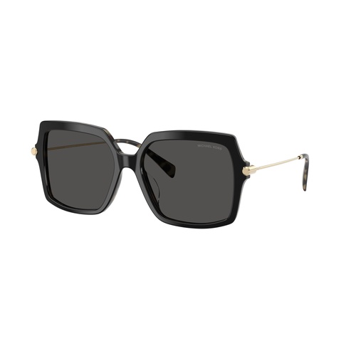 Michael Kors Quogue MK2247U 395087-57 Black w Amber Tortoise / Dark Grey Lenses