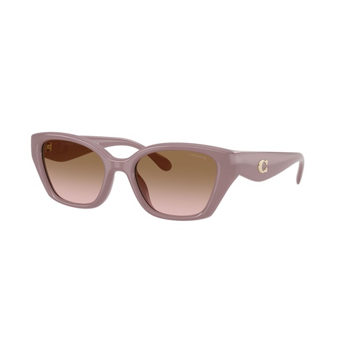 Coach CBY91 HC8434U 549511-53 Milky Putty / Brown Peach Gradient Lenses