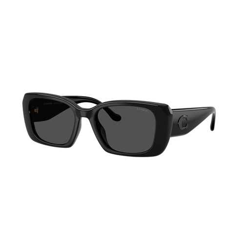 Coach CBY82 HC8435U 500287-54 Black / Grey Solid Lenses