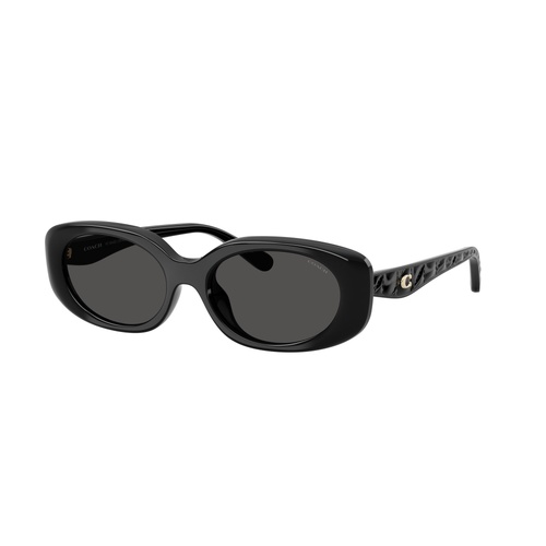Coach CBY84 HC8443D 500287-54 Black / Grey Solid Lenses