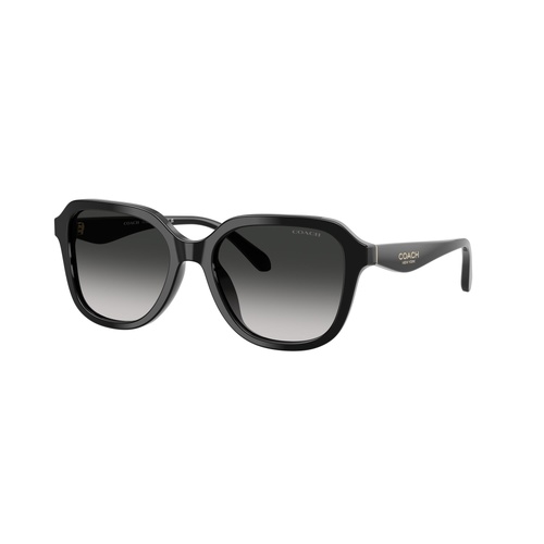 Coach CBY87 HC8437U 50023C-53 Black / Grey Gradient Lenses