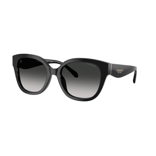 Coach CBY94 HC8438U 500287-56 Black / Grey Gradient Lenses
