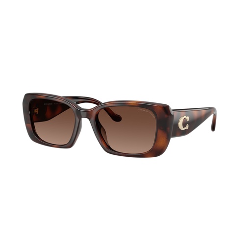 Coach CBY82 HC8435U 5120T5-54 Dark Tortoise / Brown Gradient Polarised Lenses