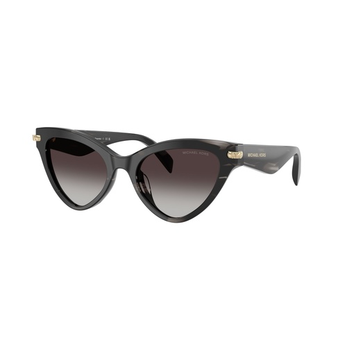 Michael Kors Roanoke MK2259U 40348G-52 Black Horn / Light Grey Gradient Lenses