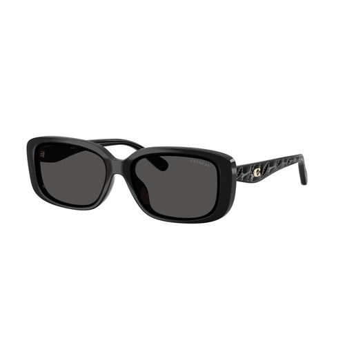 Coach CBY86 HC8444D 500287-57 Black / Grey Solid Lenses