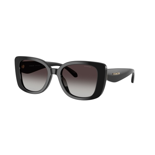 Coach CDP48 HC8450U 50028G-52 Black / Grey Gradient Lenses