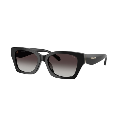 Coach CDP49 HC8451U 50028G-54 Black / Grey Gradient Lenses