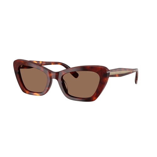 Coach CDP52 HC8452U 593873-54 Walnut Tortoise / Brown Lenses