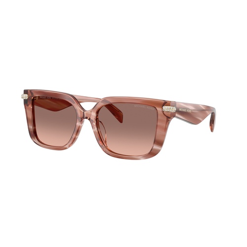 Michael Kors Santo Domingo MK2275BU 405613-52 Pink Horn / Brown Pink Lenses