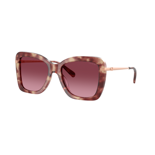 Coach CFU03 HC8461U 59608H-54 Purple Tortoise / Burgundy Gradient Lenses