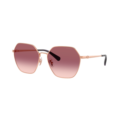 Coach CFU05 HC7194 94077W-58 Shiny Rose Gold / Violet Gradient Lenses