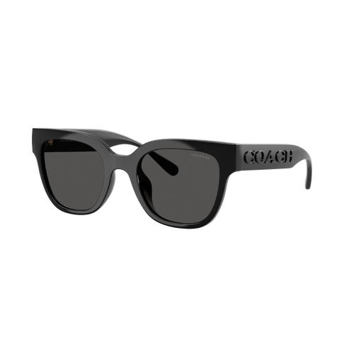 Coach CFT88 HC8460U 500287-51 Black / Grey Solid Lenses