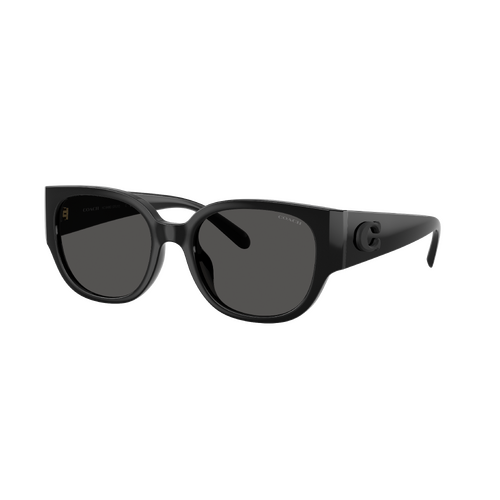 Coach CFU17 HC8469D 500287-54 Black / Grey Solid Lenses