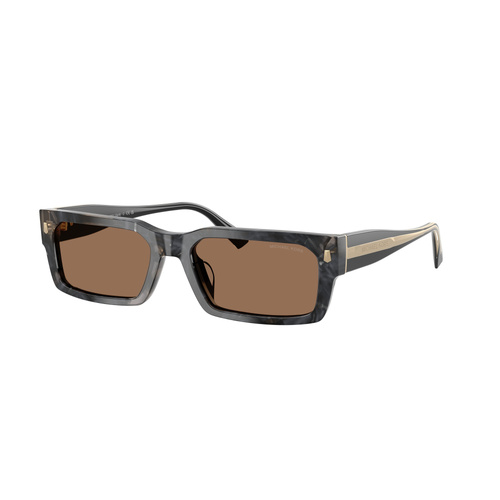 Michael Kors Split MK2296U 394573-56 Black Camo Tortoise / Brown Lenses