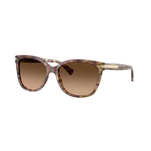 Coach HC8132 528713-57 Shiny Tortoise / Brown Gradient Lenses