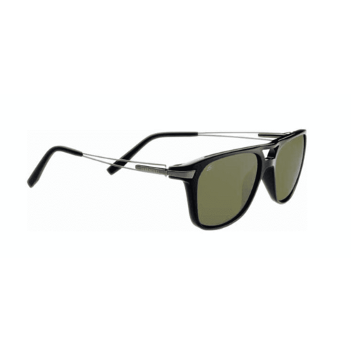 Serengeti Empoli 7762 Shiny Black Dark Gunmetal / 555nm Polarised Photochromic Lenses