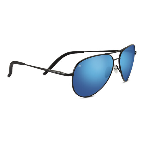 Serengeti Carrara 8295 Satin Black / 555 Blue Polarised Lenses