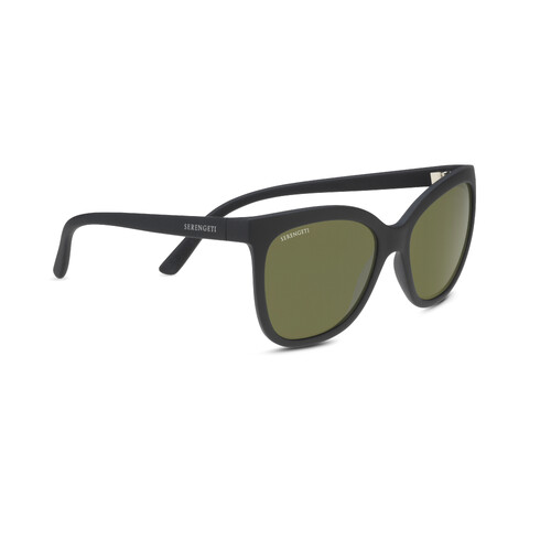 Serengeti Agata 8779 Satin Black / 555nm Polarised Photochromic Lenses