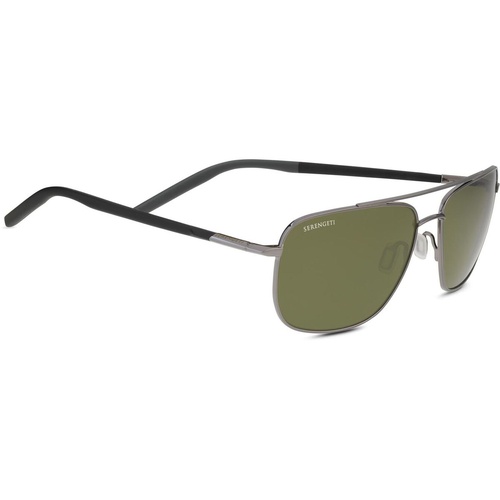Serengeti Tellaro 8820 Shiny Gunmetal & Grey / 555nm Polarised Photochromic Lenses