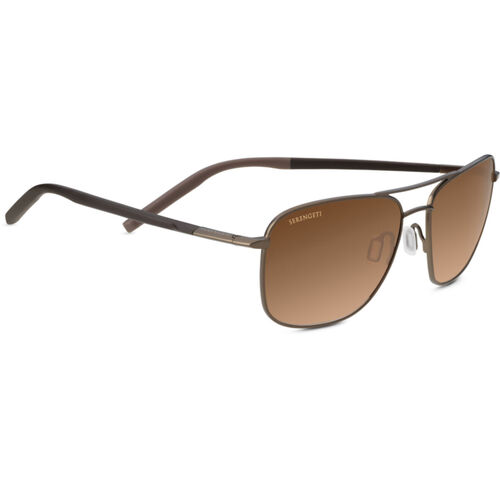 Serengeti Spello 8800 Shiny Gunmetal / Drivers Gradient Photochromic Lenses