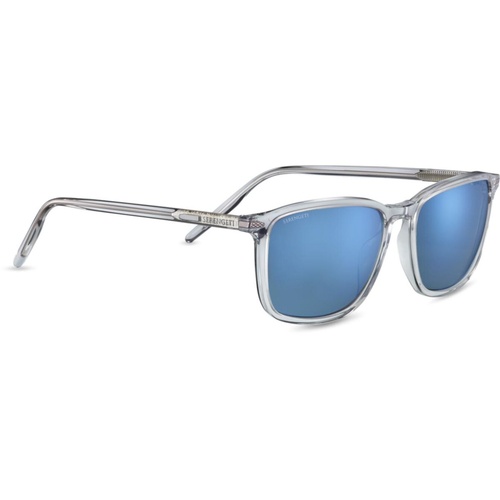 Serengeti Lenwood SS485002 Shiny Crystal / 555 Blue Polarised Lenses