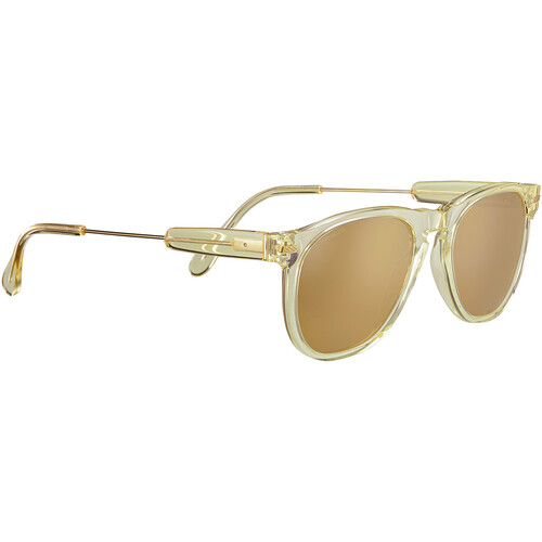 Serengeti Amboy SS530003 Shiny Light Gold Champagne Translucent / Drivers Gold Polarised Lenses