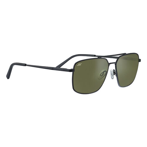 Serengeti Aitkin SS554002 Rubberised Black / 555nm Polarised Lenses