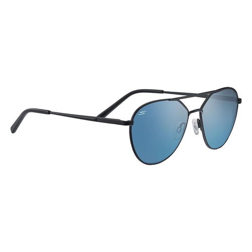 Serengeti Odell SS555003 Matte Black / Petrol Blue Polarised Lenses