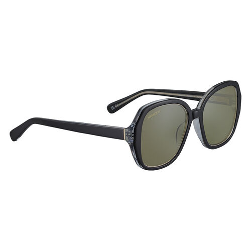 Serengeti Hayworth SS538001 Shiny Black / 555nm Polarised Photochromic Lenses
