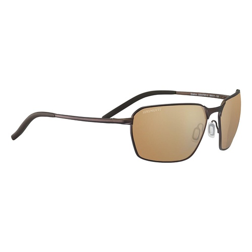 Serengeti Shelton SS547001 Brown / Drivers Gold Mirror Polarised Lenses