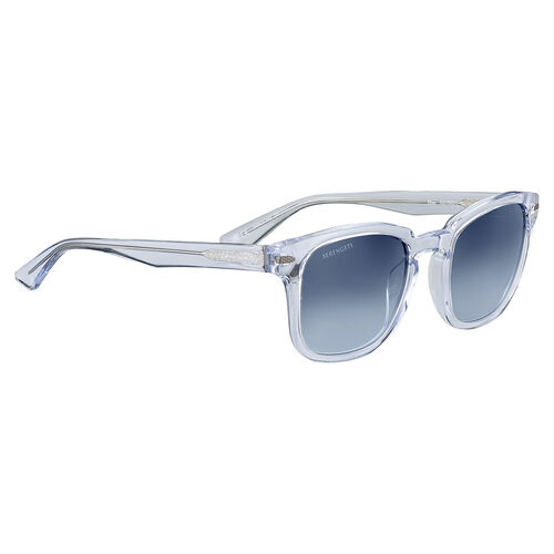 Serengeti Ethan SS575002 Shiny Crystal / Blue Gradient Polarised Photochromic Lenses