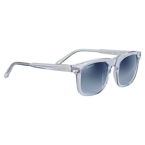 Serengeti Charlton SS576002 Shiny Crystal / Blue Gradient Polarised Lenses