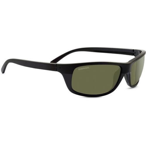 Serengeti Bormio SS009001 Matte Shiny Black / 555nm Polarised Photochromic Lenses