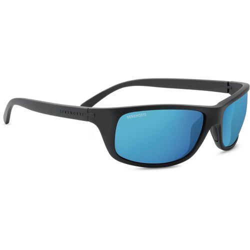 Serengeti Bormio SS009002 Matte Black / 555nm Blue Polarised Lenses