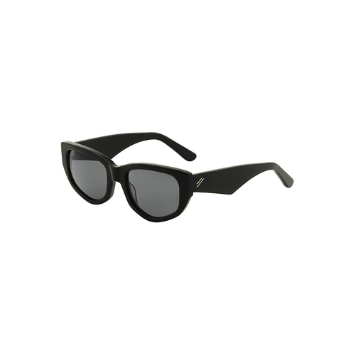 Bask Eyewear Poet 45-0110 Shiny Black / Grey Polarised Lenses