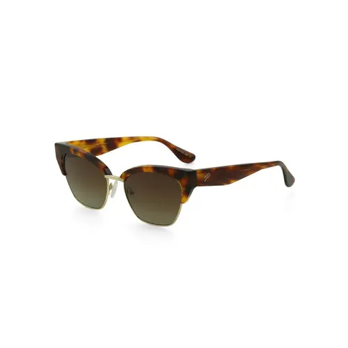 Bask Eyewear Gigi 49-0621 Tea Tortoise / Brown Gradient Polarised Lenses