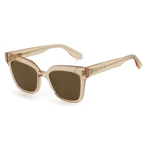 Bask Eyewear Bella 68-1320 Rose / Brown Polarised Lenses