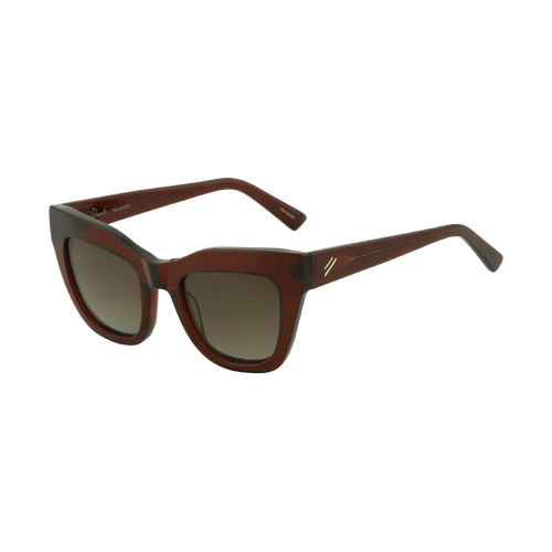 Bask Eyewear Dusk 83-1621 Crystal Brown / Brown Gradient Polarised Lenses