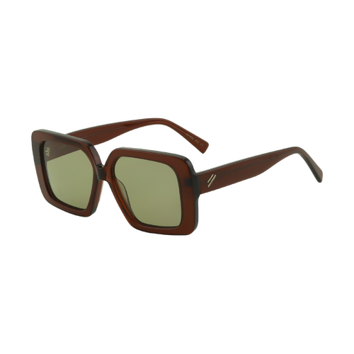 Bask Eyewear Lola 98-1624 Crystal Brown / Light Yellow Polarised Lenses