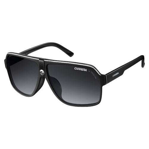 CARRERA 33/S Sunglasses Black Grey White/ Dark Grey Gradient Lenses 8V6 9O 