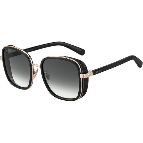 Jimmy Choo ELVA/S 2M2 9O 54 Black Gold / Dark Grey Gradient Lenses