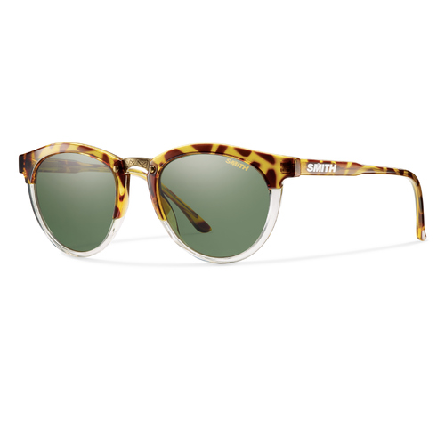 Smith Questa FWU IN 50 Amber Tortoise / Grey Green Polarised Lenses