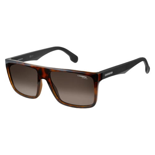 Carrera 5039/S 2OS HA 58 Havana Matte Black / Brown Lenses